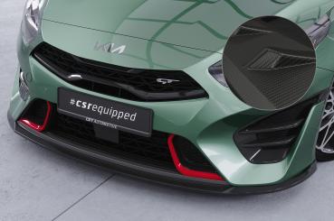 CSR Frontspoiler | Cup-Spoilerlippe mit ABE für Kia ProCeed (CD) GT CSL720-M Carbon Look matt strukturiert (keine Lackierung erforderlich)