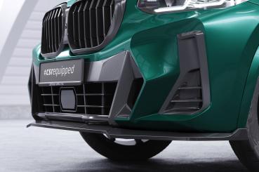 CSR Frontspoiler | Cup-Spoilerlippe mit ABE für BMW X3 G01 / X4 G02 M-Paket CSL722-L schwarz matt (Lackierung erforderlich)