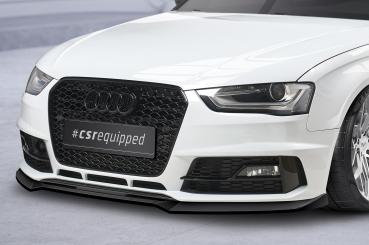 CSR Frontspoiler | Cup-Spoilerlippe mit ABE für Audi A4 B8 (Typ 8K) CSL723-L Lackierung erforderlich (schwarz matt)