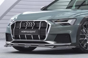 CSR Frontspoiler | Cup-Spoilerlippe mit ABE für Audi A6 C8 (Typ 4K/F2) Allroad CSL726-G Glossy schwarz glänzend (keine Lackierung erforderlich)