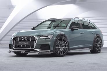 CSR Frontspoiler | Cup-Spoilerlippe mit ABE für Audi A6 C8 (Typ 4K/F2) Allroad CSL726-G Glossy schwarz glänzend (keine Lackierung erforderlich)