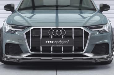CSR Frontspoiler | Cup-Spoilerlippe mit ABE für Audi A6 C8 (Typ 4K/F2) Allroad CSL726-G Glossy schwarz glänzend (keine Lackierung erforderlich)