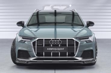 CSR Frontspoiler | Cup-Spoilerlippe mit ABE für Audi A6 C8 (Typ 4K/F2) Allroad CSL726-G Glossy schwarz glänzend (keine Lackierung erforderlich)