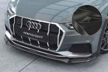 CSR Frontspoiler | Cup-Spoilerlippe mit ABE für Audi A6 C8 (Typ 4K/F2) Allroad CSL726-G Glossy schwarz glänzend (keine Lackierung erforderlich)