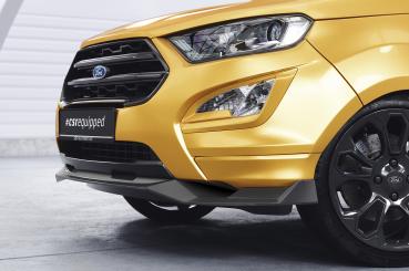 CSR Frontspoiler | Cup-Spoilerlippe mit ABE für Ford EcoSport MK2 CSL731-L schwarz matt (Lackierung erforderlich)