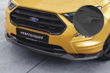 CSR Frontspoiler | Cup-Spoilerlippe mit ABE für Ford EcoSport MK2 CSL731-L schwarz matt (Lackierung erforderlich)