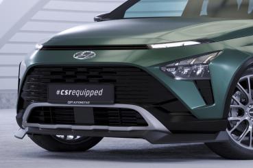 CSR Frontspoiler | Cup-Spoilerlippe mit ABE für Hyundai Bayon CSL733-S schwarz matt strukturiert (keine Lackierung erforderlich)