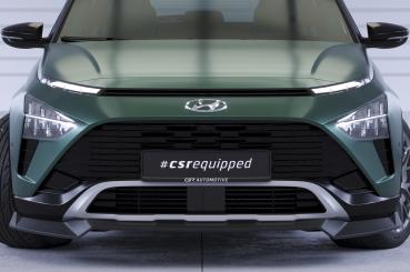 CSR Frontspoiler | Cup-Spoilerlippe mit ABE für Hyundai Bayon CSL733-S schwarz matt strukturiert (keine Lackierung erforderlich)