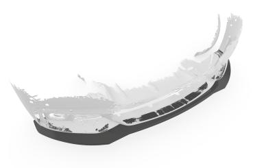 CSR Frontspoiler | Cup-Spoilerlippe mit ABE für BMW 4er (F32/F33/F36) M-Paket CSL736-C Carbon Look Hochglanz (keine Lackierung erforderlich)