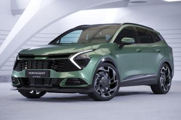 CSR Frontspoiler | Cup-Spoilerlippe mit ABE für Kia Sportage (NQ5) CSL740-L Lackierung erforderlich (schwarz matt)