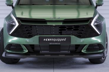 CSR Frontspoiler | Cup-Spoilerlippe mit ABE für Kia Sportage (NQ5) CSL740-L Lackierung erforderlich (schwarz matt)