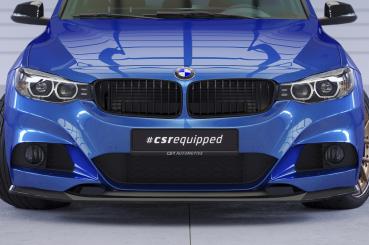 CSR Frontspoiler | Cup-Spoilerlippe mit ABE für BMW 3er F34 Gran Turismo CSL741-L Lackierung erforderlich (schwarz matt)