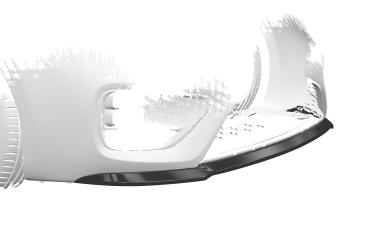 CSR Frontspoiler | Cup-Spoilerlippe mit ABE für Kia Ceed (JD) GT/ Pro Ceed (JD) GT CSL743-M Carbon Look matt strukturiert (keine Lackierung erforderlich)