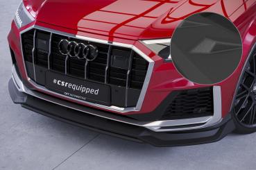 CSR Frontspoiler | Cup-Spoilerlippe mit ABE für Audi Q7 (4M) S-Line / SQ7 (4M) CSL744-S schwarz matt strukturiert (keine Lackierung erforderlich)