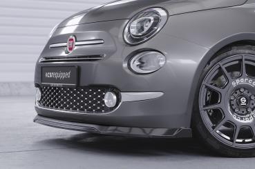 CSR Frontspoiler | Cup-Spoilerlippe mit ABE für Fiat 500 CSL749-L schwarz matt (Lackierung erforderlich)