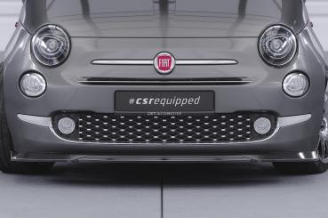 CSR Frontspoiler | Cup-Spoilerlippe mit ABE für Fiat 500 CSL749-L schwarz matt (Lackierung erforderlich)