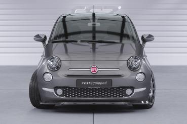 CSR Frontspoiler | Cup-Spoilerlippe mit ABE für Fiat 500 CSL749-L schwarz matt (Lackierung erforderlich)