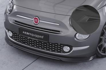 CSR Frontspoiler | Cup-Spoilerlippe mit ABE für Fiat 500 CSL749-L schwarz matt (Lackierung erforderlich)