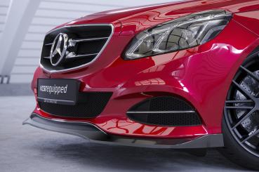CSR Frontspoiler | Cup-Spoilerlippe mit ABE für Mercedes-Benz E-Klasse (W212/S212) CSL751-L schwarz matt (Lackierung erforderlich)
