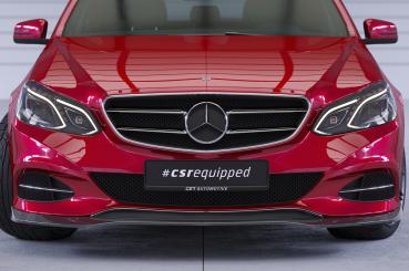 CSR Frontspoiler | Cup-Spoilerlippe mit ABE für Mercedes-Benz E-Klasse (W212/S212) CSL751-L schwarz matt (Lackierung erforderlich)