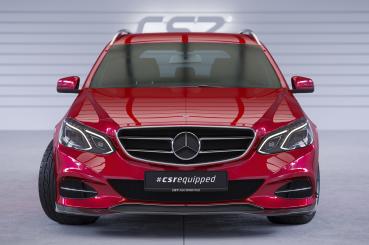 CSR Frontspoiler | Cup-Spoilerlippe mit ABE für Mercedes-Benz E-Klasse (W212/S212) CSL751-L schwarz matt (Lackierung erforderlich)