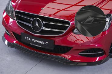 CSR Frontspoiler | Cup-Spoilerlippe mit ABE für Mercedes-Benz E-Klasse (W212/S212) CSL751-G Glossy schwarz Hochglanz (keine Lackierung erforderlich)