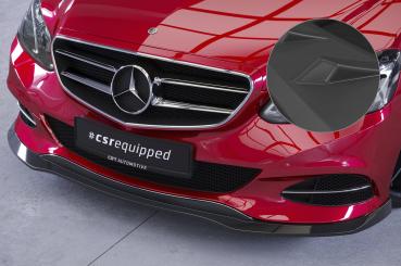 CSR Frontspoiler | Cup-Spoilerlippe mit ABE für Mercedes-Benz E-Klasse (W212/S212) CSL751-L schwarz matt (Lackierung erforderlich)