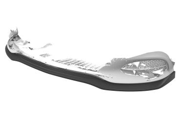 CSR Frontspoiler | Cup-Spoilerlippe mit ABE für Mercedes-Benz E-Klasse (W212/S212) CSL751-L schwarz matt (Lackierung erforderlich)