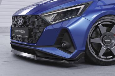 CSR Frontspoiler | Cup-Spoilerlippe mit ABE für Hyundai I20 (BC3) N / N-Line CSL756-L schwarz matt (Lackierung erforderlich)