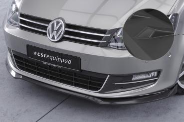 CSR Frontspoiler | Cup-Spoilerlippe mit ABE für VW Sharan 2 (7N) CSL757-L schwarz matt (Lackierung erforderlich)