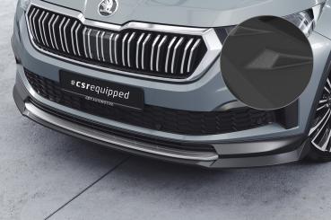 CSR Frontspoiler | Cup-Spoilerlippe mit ABE für Skoda Kodiaq CSL759-S schwarz matt strukturiert (keine Lackierung erforderlich)
