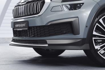 CSR Frontspoiler | Cup-Spoilerlippe mit ABE für Skoda Kodiaq CSL759-L schwarz matt (Lackierung erforderlich)