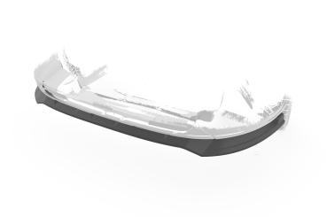 CSR Frontspoiler | Cup-Spoilerlippe mit ABE für Ford Tourneo Custom Active CSL762-M Carbon Look matt strukturiert (keine Lackierung erforderlich)