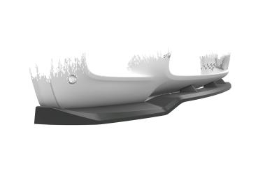 CSR Frontspoiler | Cup-Spoilerlippe mit ABE für BMW X5 E70 CSL764-L schwarz matt (Lackierung erforderlich)