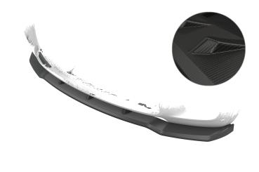 CSR Frontspoiler | Cup-Spoilerlippe mit ABE für BMW X5 E70 CSL764-M Carbon Look matt strukturiert (keine Lackierung erforderlich)