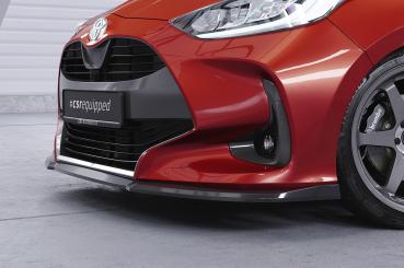 CSR Frontspoiler | Cup-Spoilerlippe mit ABE für Toyota Yaris (XP21) CSL765-S schwarz matt strukturiert (keine Lackierung erforderlich)