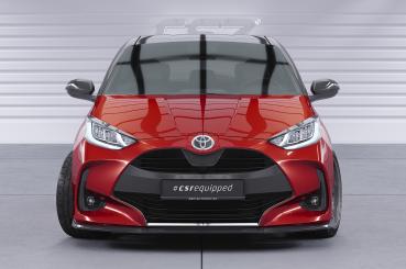 CSR Frontspoiler | Cup-Spoilerlippe mit ABE für Toyota Yaris (XP21) CSL765-S schwarz matt strukturiert (keine Lackierung erforderlich)