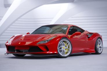 CSR Frontspoiler | Cup-Spoilerlippe mit ABE für Ferrari F8 Tributo / Spider CSL767-L schwarz matt (Lackierung erforderlich)