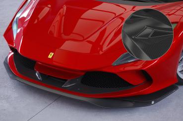 CSR Frontspoiler | Cup-Spoilerlippe mit ABE für Ferrari F8 Tributo / Spider CSL767-C Carbon Look Hochglanz (keine Lackierung erforderlich)