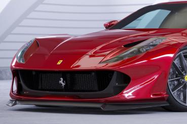 CSR Frontspoiler | Cup-Spoilerlippe mit ABE für Ferrari 812 Superfast / GTS CSL768-L schwarz matt (Lackierung erforderlich)