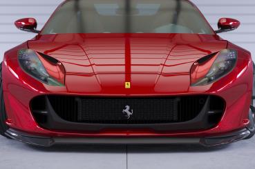 CSR Frontspoiler | Cup-Spoilerlippe mit ABE für Ferrari 812 Superfast / GTS CSL768-L schwarz matt (Lackierung erforderlich)