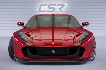 CSR Frontspoiler | Cup-Spoilerlippe mit ABE für Ferrari 812 Superfast / GTS CSL768-L schwarz matt (Lackierung erforderlich)