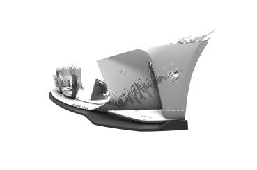 CSR Frontspoiler | Cup-Spoilerlippe mit ABE für BMW M3 (G80/G81) / M4 (G82/G83) CSL769-L schwarz matt (Lackierung erforderlich)