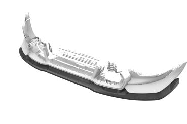 CSR Frontspoiler | Cup-Spoilerlippe mit ABE für Mini F56 JCW GP CSL774-L schwarz matt (Lackierung erforderlich)