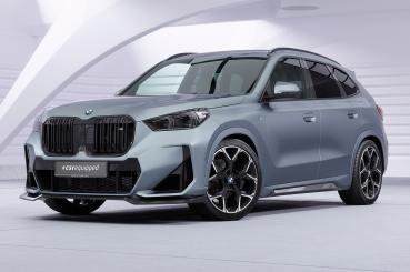CSR Frontspoiler | Cup-Spoilerlippe mit ABE für BMW X1 U11 M-Paket CSL777-G Glossy schwarz Hochglanz (keine Lackierung erforderlich)