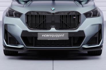 CSR Frontspoiler | Cup-Spoilerlippe mit ABE für BMW X1 U11 M-Paket CSL777-G Glossy schwarz Hochglanz (keine Lackierung erforderlich)