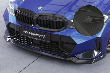 CSR Frontspoiler | Cup-Spoilerlippe mit ABE für BMW 3er G20 / G21 CSL778-M Carbon Look matt strukturiert (keine Lackierung erforderlich)