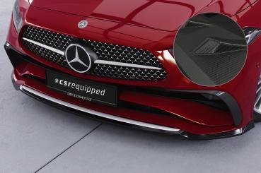 CSR Frontspoiler | Cup-Spoilerlippe mit ABE für Mercedes-Benz CLS (C257) CSL779-M Carbon Look matt strukturiert (keine Lackierung erforderlich)