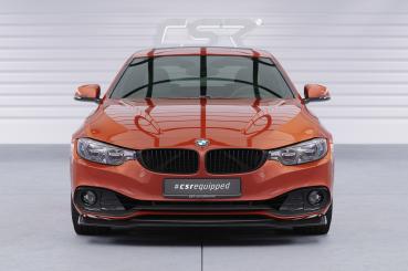 CSR Frontspoiler | Cup-Spoilerlippe mit ABE für BMW 4er F36 Gran Coupe CSL781-G Glossy schwarz glänzend (keine Lackierung erforderlich)