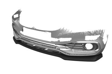CSR Frontspoiler | Cup-Spoilerlippe mit ABE für BMW 4er F36 Gran Coupe CSL781-G Glossy schwarz glänzend (keine Lackierung erforderlich)